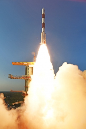 PSLVロケット、航法衛星「IRNSS-1D」の打ち上げに成功（Image credit: ISRO）