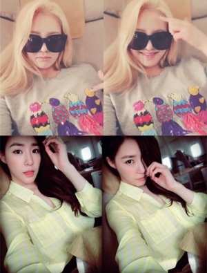 少女時代のヒョヨン、ティファニー、ユリが、それぞれSNSにて個性あふれる機内ショットを公開した。写真:ヒョヨン、ティファニー、ユリのインスタグラム 少女時代のヒョヨン、ティファニー、ユリが、それぞれSNSにて個性あふれる機内ショットを公開した。写真:ヒョヨン、ティファニー、ユリのインスタグラム