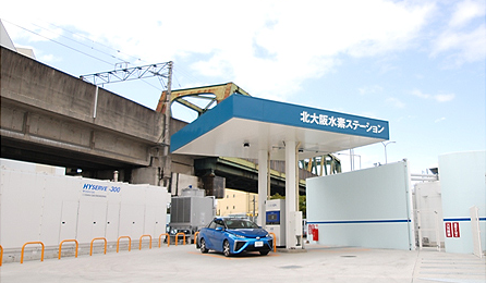 北大阪水素ステーション（写真：大阪ガスの発表資料より）