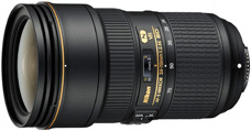 「AF-S NIKKOR 24-70mm f/2.8E ED VR」外観(写真:ニコン発表資料より) 「AF-S NIKKOR 24-70mm f/2.8E ED VR」外観(写真:ニコン発表資料より)