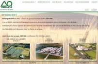 住友商事は、仏Agroqualita France SARL社（アグロクオリタ社）の高機能肥料事業を買収した。写真は、アグロクオリタ社のWebサイト。