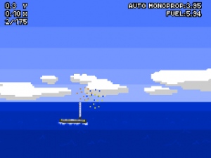 君は着陸させることができるか　ファルコン9ロケットの回収試験を体験できるゲームが公開（Image Credit: Scratch）