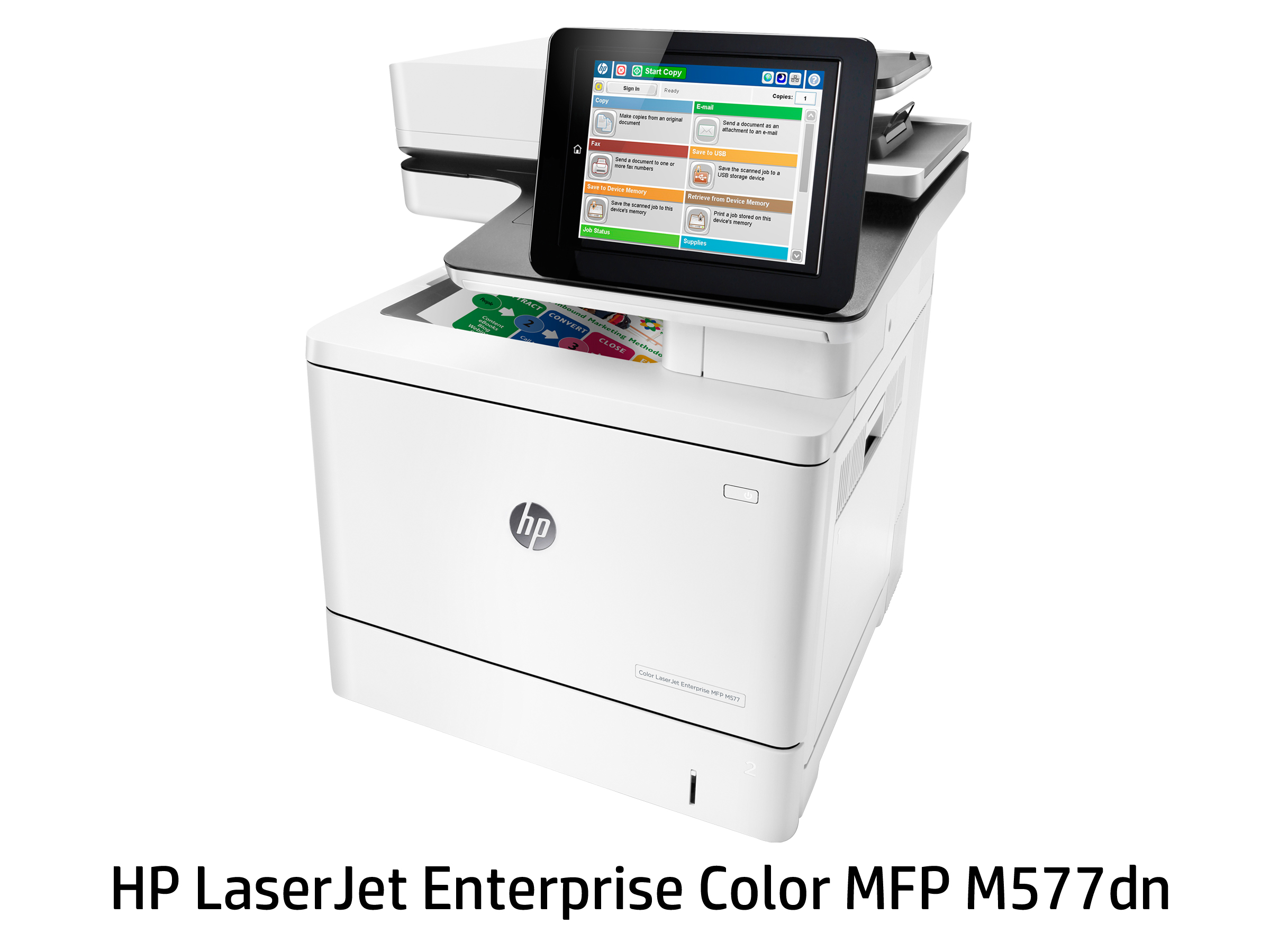 HP LaserJet Enterprise Color MFP M577dn(日本HP発表資料より) HP LaserJet Enterprise Color MFP M577dn(日本HP発表資料より)