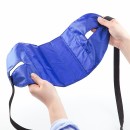 足を吊るしてむくみを防止できる折りたたみ可能なフットレスト「200-BAGIN004シリーズ」(サンワプライ発表資料より) 足を吊るしてむくみを防止できる折りたたみ可能なフットレスト「200-BAGIN004シリーズ」(サンワプライ発表資料より)