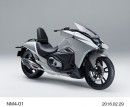 ホンダが一部改良して3月11日に発売する大型スポーツバイク「NM4-01(エヌエムフォー ゼロワン)」（写真提供：ホンダ）