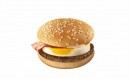 日本マクドナルドが8月31日から期間限定で販売する「月見バーガー」。