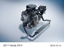 アメリカン・ホンダモーターが今冬発売する北米向け新型SUV「CR-V」の1.5L直噴ターボエンジン（写真提供：ホンダ） 