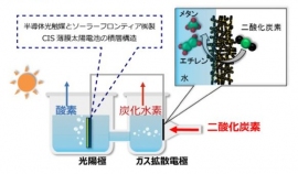本研究のイメージ図。(図像:昭和シェル石油発表資料より) 本研究のイメージ図。(図像:昭和シェル石油発表資料より)