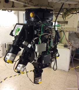 スペイン・テイデ観測所に設置されたMuSCAT2 (c) Astrobiology Center スペイン・テイデ観測所に設置されたMuSCAT2 (c) Astrobiology Center