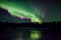 アラスカから撮影されたオーロラの様子。(c) Dora Miller