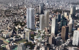 再開発の完成イメージ(森ビル発表資料より) 再開発の完成イメージ(森ビル発表資料より)