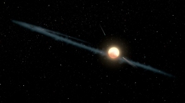 光の量が不定期に変化するタビーの星 （c） NASA/JPL-Caltech