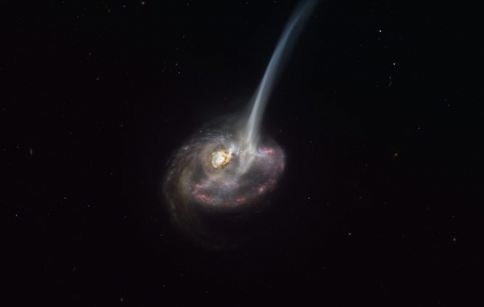 星を形成できなくなった銀河を発見　原因は銀河同士の衝突か　アルマ望遠鏡
