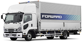 いすゞ、中型トラック「フォワード」改良　交差点警報搭載　安全性能を強化