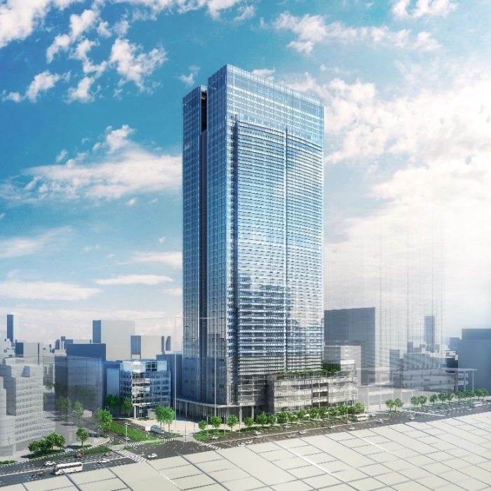 東京駅八重洲口で建設中の複合施設、街区名称が「東京ミッドタウン八重洲」に