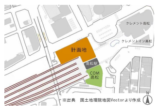 JR四国、香川の高松駅北側に商業施設建設へ　2023年度完成の予定