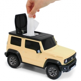 ジムニーシエラのウェットティッシュケース(画像:フェイス発表資料より) ジムニーシエラのウェットティッシュケース(画像:フェイス発表資料より)