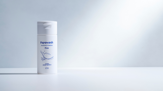 肌ストレスやエイジング汚れ、乾燥から解き放たれて、うるもち肌に。天然率99.9%の酵素洗顔料「Papawash Free」誕生！