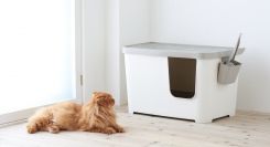 トイレ隠しと一体型の猫用トイレ「Casetta（カセッタ）」を8月30日から販売。スタイルと機能性に優れ、愛猫も飼い主様も安心の商品！