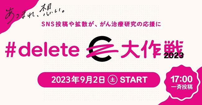 ソーシャルアクション「#deleteC大作戦」に参加