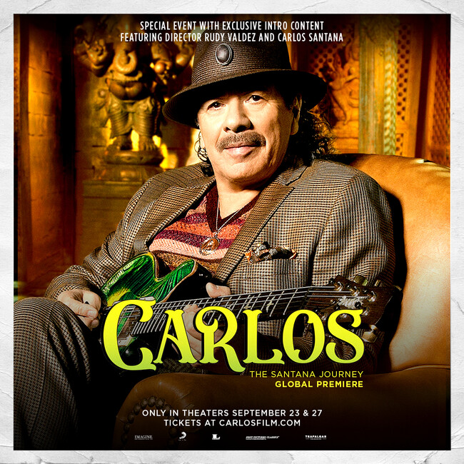 映画『カルロス:ザ・サンタナ・ジャーニー』の日本劇場上映が決定!
