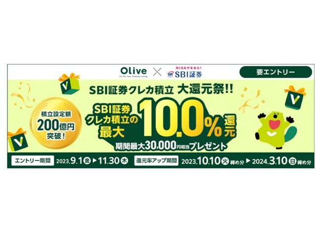 「三井住友カード つみたて投資」設定額200億円突破のお知らせ