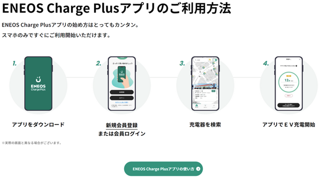 ENEOS Charge Plus EV充電アプリのサービス開始について