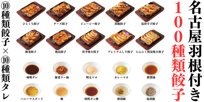 「100種餃子」のにこにこ餃子で餃子100個プレゼント!秋のSNS企画を実施します!