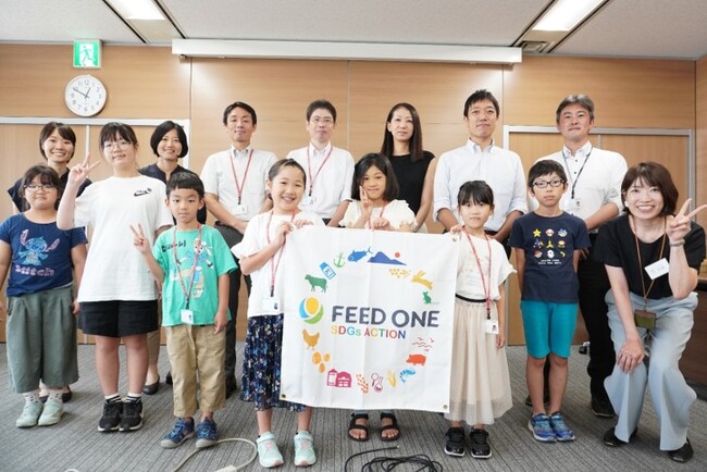 【フィード・ワン】従業員の子ども達が職場を訪問「こども参観日」を開催!