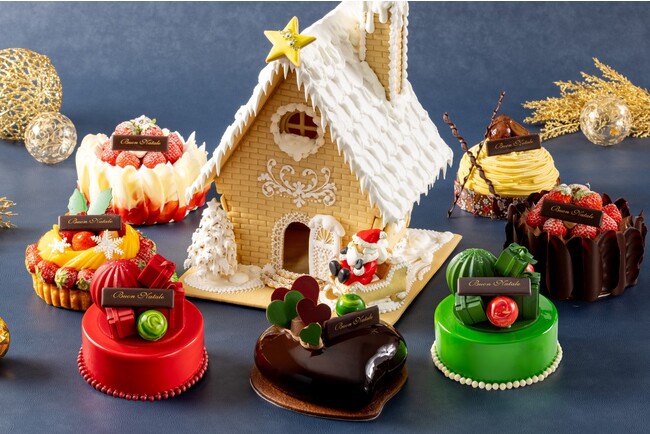 ホリデーテーマ“Grand Love（大きな愛）“を表現したハート型のチョコレートケーキ、 赤と緑のクリスマスカラーケーキなど8種類のクリスマスケーキが登場！