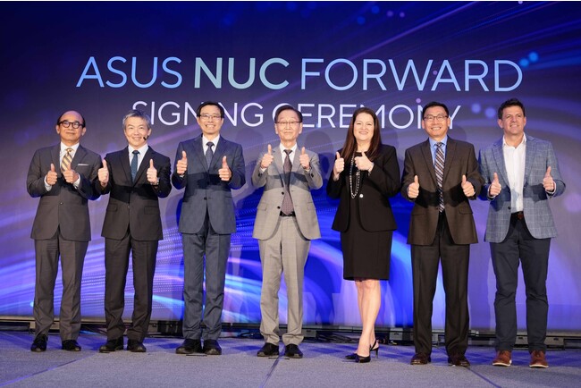 ASUS、インテルのNUC製品ラインを正式に引き継ぐ調印式を実施