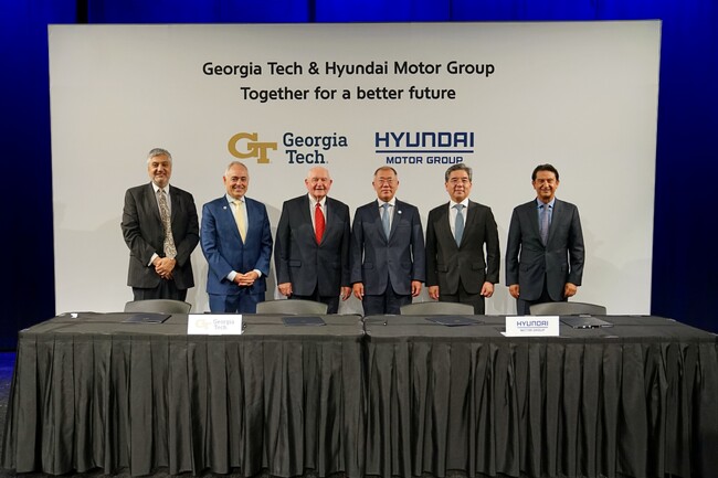 Hyundai Motor Group、ジョージア工科大学と未来のモビリティで協力する覚書を締結