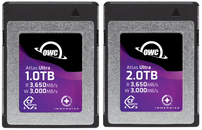 OWC新Atlas CFexpress4.0 Type Bカード発売
