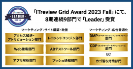 ITreview Grid Award8期連続受賞