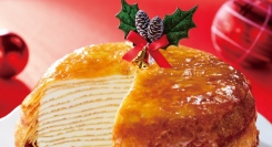 クリスマスを華やかに彩る「クリスマスミルクレープ」と「クリスマスモンブラン」　ドトールコーヒーショップで11月1日（水）予約開始