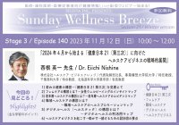 《医師・歯科医師・薬剤師向け》無料オンラインセミナー11/12(日)朝10時開催 『2024年4月から始まる「健康日本21(第三次)」に向けたヘルスケアビジネスの戦略的展開』講師:西根 英一先生(株式会社ヘルスケア・ビジネスナレッジ/代表取締役社長、事業構想大学院大学/特任教授)