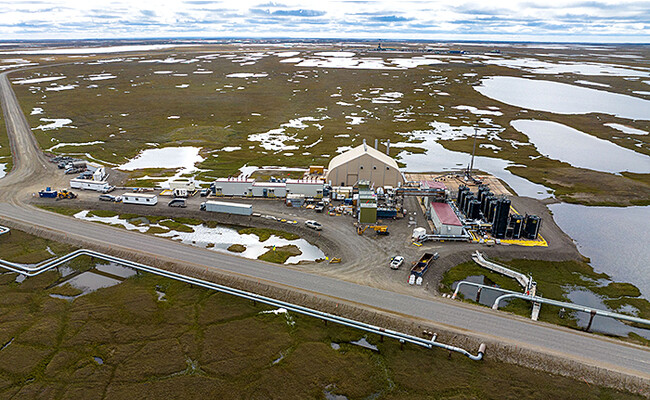 米国アラスカ州でメタンハイドレート層からのガス産出試験を開始