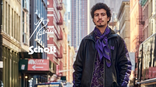 Schott×NEEDLESの初のコラボレーションアイテムが登場!