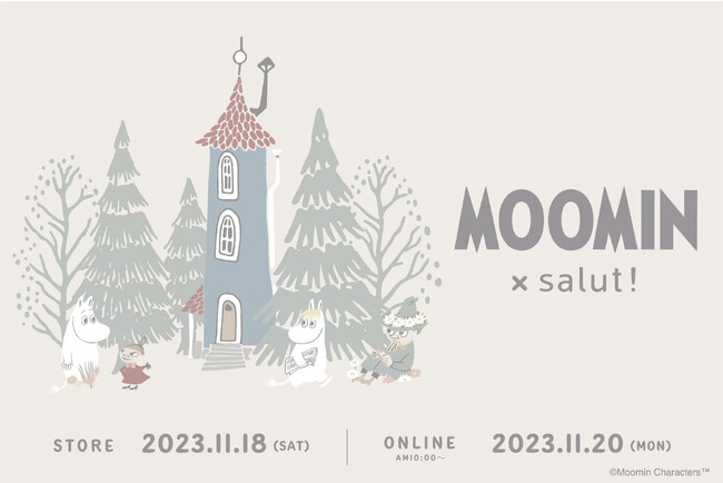 【salut!】ムーミン×salut!コラボ発売決定!!