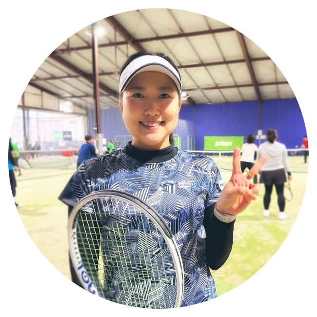 今西 美晴プロがITC京都西インドアテニスクラブ開設30周年テニスイベントに登場。華麗なプレーで会場を魅了しました！