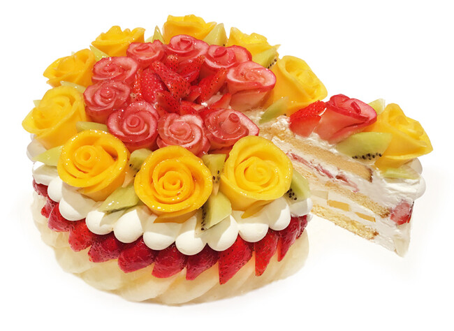 カフェコムサは毎月22日がショートケーキの日！11月は大切な方に贈る花束のようなケーキが登場
