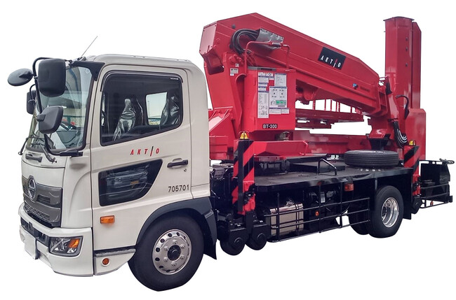 中型橋梁点検車「BT-300」レンタル開始