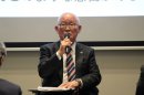 岡山理科大学のNPO法人への期待を語る越宗会長