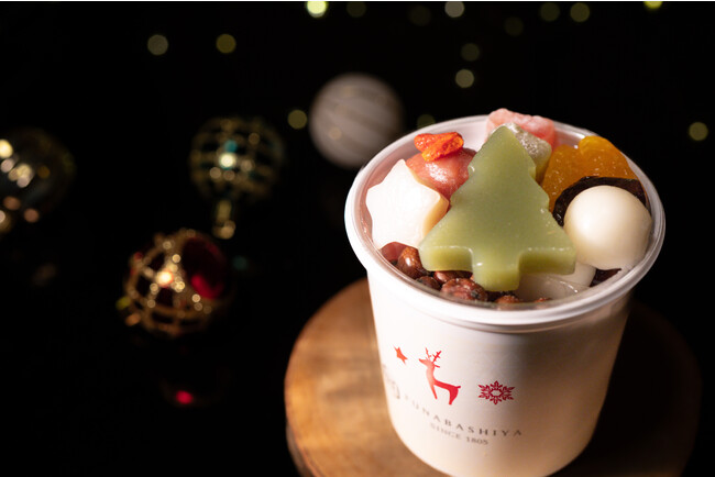 ケーキのようなあんみつ!?12月限定の「クリスマスあんみつ」で特別な時間をお過ごしください。