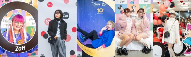 Zoffディズニーコレクション10周年記念イベントを開催　Disneyファンやインフルエンサー総勢100名以上が参加