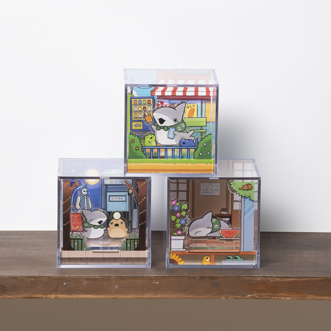 全種類完全描き下ろし! 「おでかけ子ザメ ストーリーキューブ」が登場!