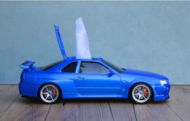 初回生産1000個限定・スカイライン GT-Rのウェットティッシュケース新発売