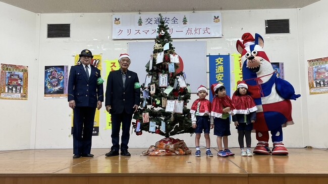 那覇警察署「交通安全クリスマスツリー点灯式」ゴーディー参加のご報告
