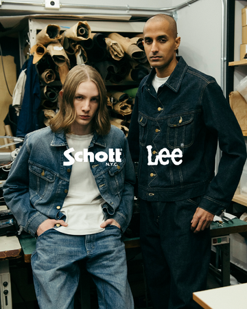Schott×LEEの初のコラボレーションアイテムが登場!