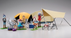 キャンプブームの火付け役となった大人気TVアニメ『ゆるキャン△』のプラスチックモデルが再販決定！